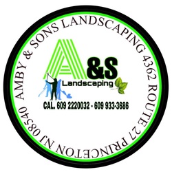 Amby and Sons Landscaping logo