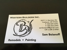 Logo for Western Builders Inc