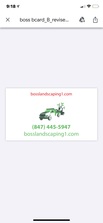 Boss Landscaping logo