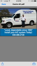 Castro Air Conditioning logo