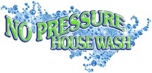 Logo for No Pressure House Wash, LLC