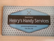 Henry's Handy Services logo