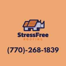 Logo for Stress Free Roofing