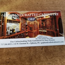 Logo for GRP Handcrafted Cabinetry