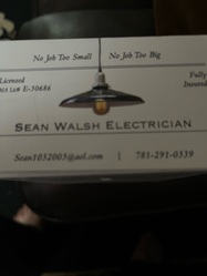 Sean Walsh Electrician logo