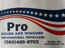 Logo for Pro Doors and Windows