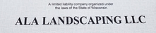 ALA Landscaping logo