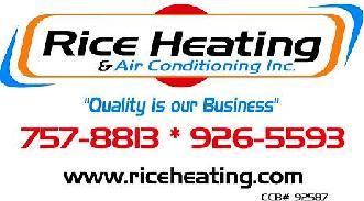 Rice Heating & Air Conditioning, Inc. logo