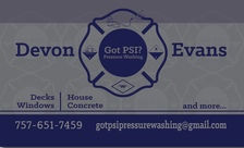 Got PSI Pressure Washing logo