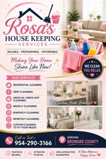 Logo for ROSAS HOUSEKEEPING