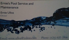 Ernie's Pool Service and Maintenance logo