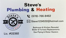 Logo for Steve's Plumbing & Heating
