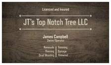Logo for JT's Top Notch Tree, LLC