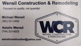 Wensil Construction and Remodeling, Inc. logo