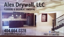 Alex Drywall logo