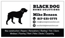 Logo for Black Dog Home Solutions