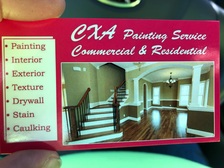 Logo for CXA Painting Services Company