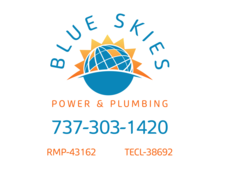 Logo for Blue Skies Power & Plumbing