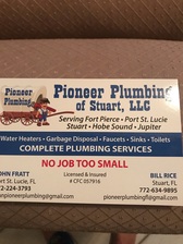 Logo for Pioneer Plumbing of Stuart LLC - Home Facebook