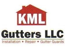 Logo for KML Gutters, LLC.