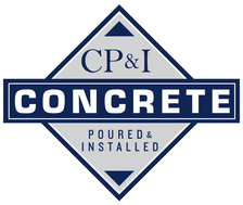 Logo for concrete poured & installed - cp&i - Home Facebook