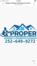 Proper Window and Pressure Cleaning logo