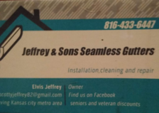 Jeffrey & Sons Seamless Guttering logo