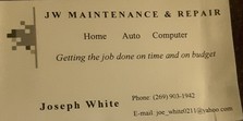 JW Maintenance & Repair logo