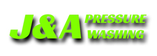 Logo for J&A Pressure Washing