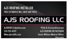 AJS Roofing - Home  Facebook logo