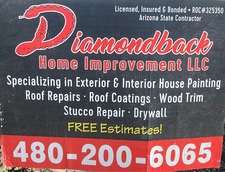 Logo for Diamondback Home Improvements, LLC