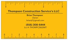 Thompson Construction Service's, LLC logo
