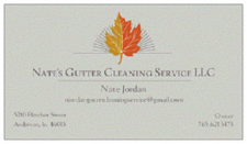 Logo for Nate's Gutter Cleaning Service, LLC