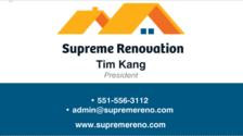 Logo for Supreme Renovation, LLC