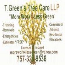 Logo for T. Greens Tree Care, LLP