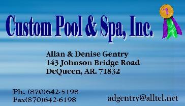 Custom Pool and Spa, Inc. logo