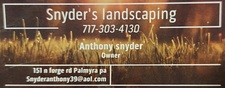 Snyder's Landscaping & Snow Removal logo