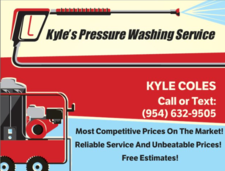 Logo for Kyle's Pressure Washing Service