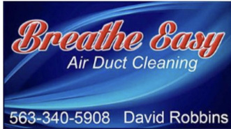 Breathe Easy Air Duct Cleaning logo