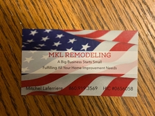 Logo for MKL Remodeling, LLC