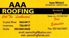 Logo for AAA Roofing