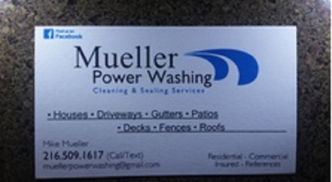 Mueller Power Washing logo