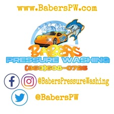 Logo for Babers Pressure Washing