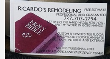 Ricardo's Remodeling logo
