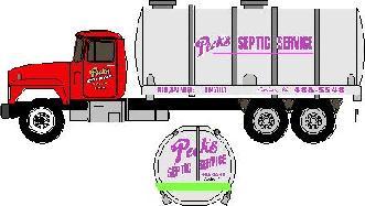Peck's Septic Service logo