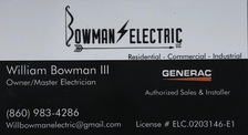 Logo for Bowman Electric, LLC