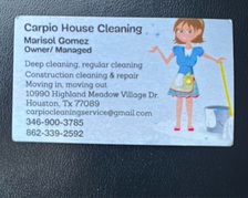 Logo for Carpio House Cleaning