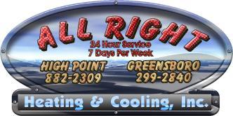 All Right Heating and Cooling, Inc. logo