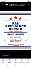 Avatar for All Appliance Repair
