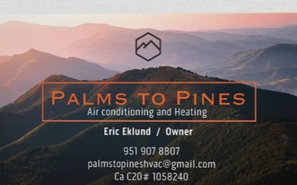Palms To Pine HVAC logo